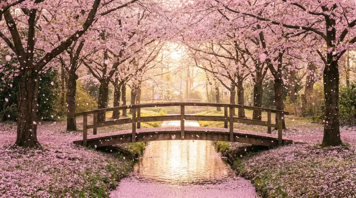 樱花桥畔 - 独家揭秘 唯美风景